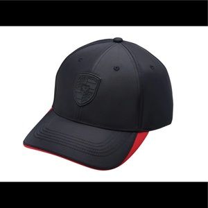 New Porsche Driver's Selection Baseball Cap - Black Crest
